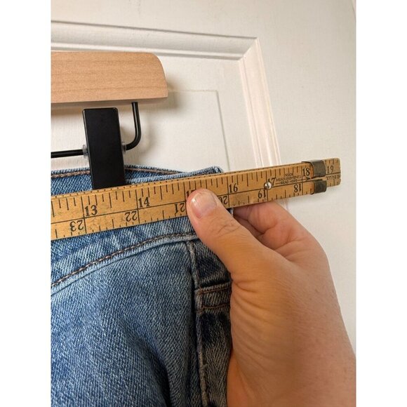 Levi's 505 Women's Long Straight Leg Nouveau Low Jeans Size 8L - Picture 10 of 14